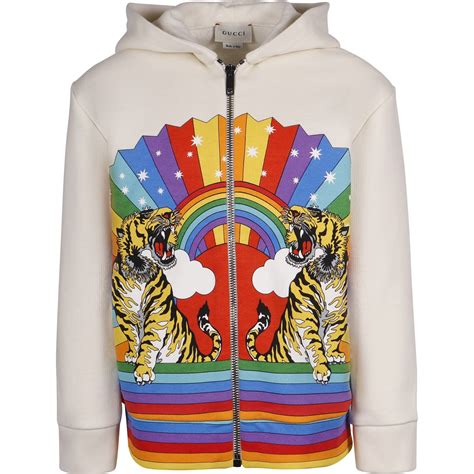 gucci rainbow tiger sweatshirt|green Gucci tiger sweatshirt.